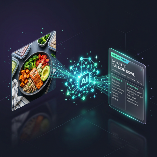 AI Meal Prep Process Diagram